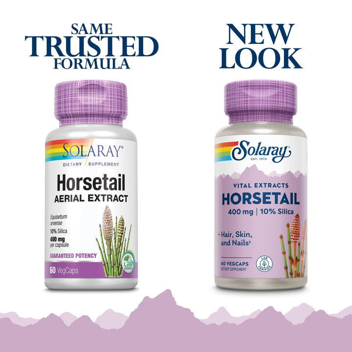 Guaranteed Potency Horsetail Aerial Extract, Veg Cap (Btl-Plastic) 400mg | 60ct
