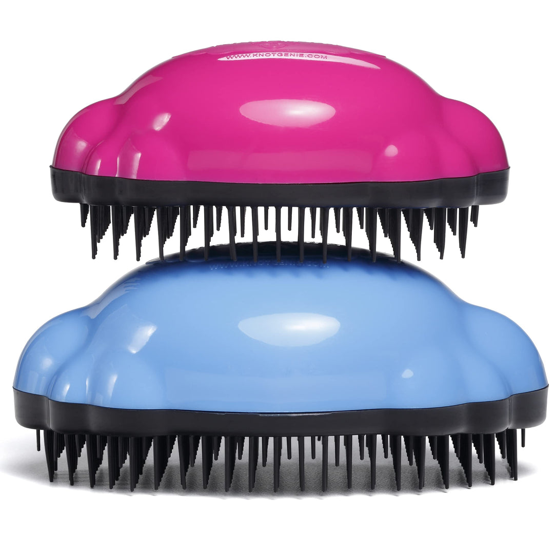 Knot Genie Detangling Brush, Mystical Cloud