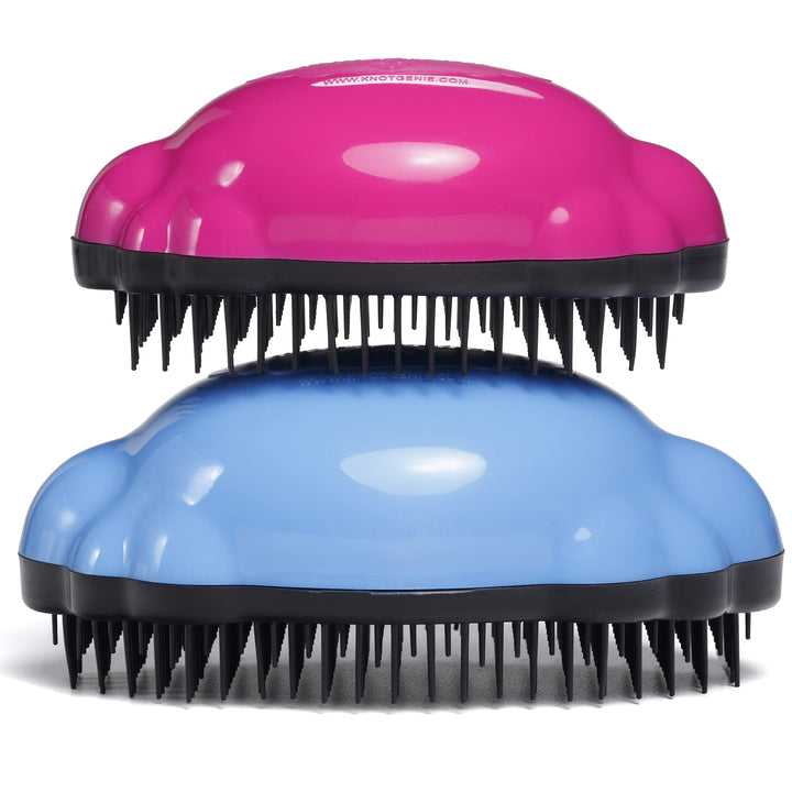 Knot Genie Detangling Brush, Mystical Cloud
