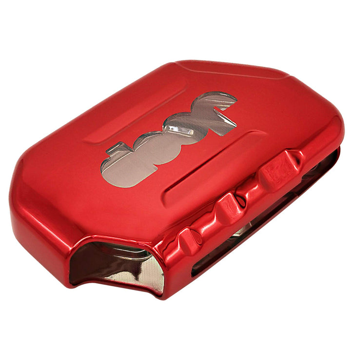 Red Soft TPU Flip Key Fob Cover Case Jacket Skin Bag Glove Holder for 2018 2019 2020 2021 2022 2023 2024 Jeep Wrangler JL JLU Rubicon Gladiator JT Sahara JLU Sport JT Overland Sport S OHT1130261