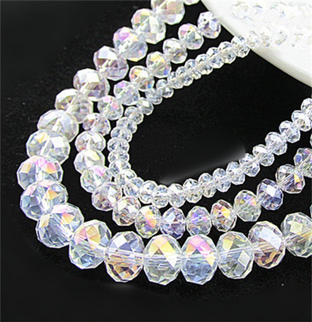 Bingcute Wholesale Crystal Rondelle AB Beads Gemstone L