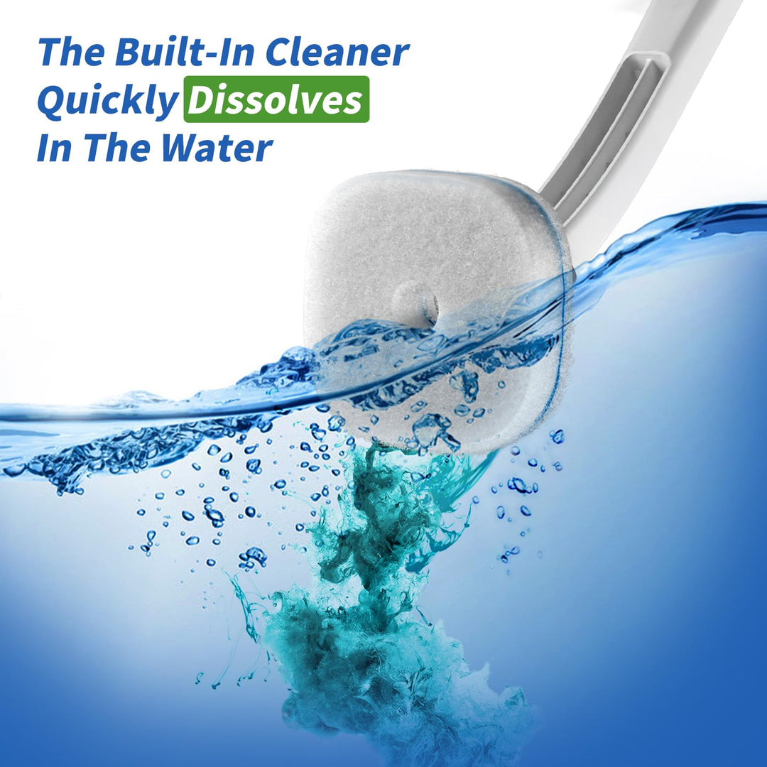 oshang Disposable Toilet Brush - Toilet Bowl Cleaner, T