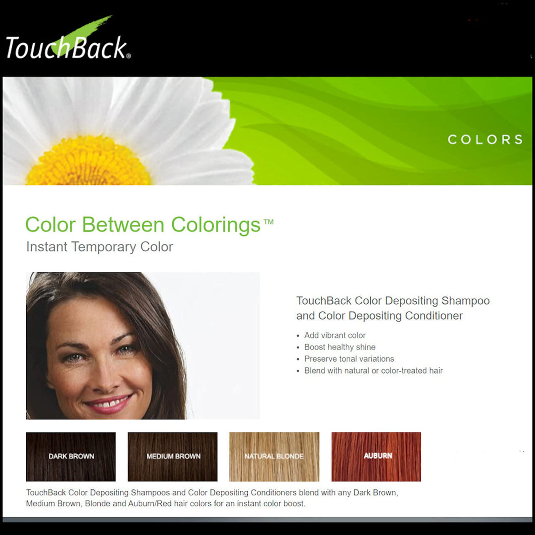 ColorMetrics Touch Back Shampoo &amp; Conditioner Set, Medium Brown