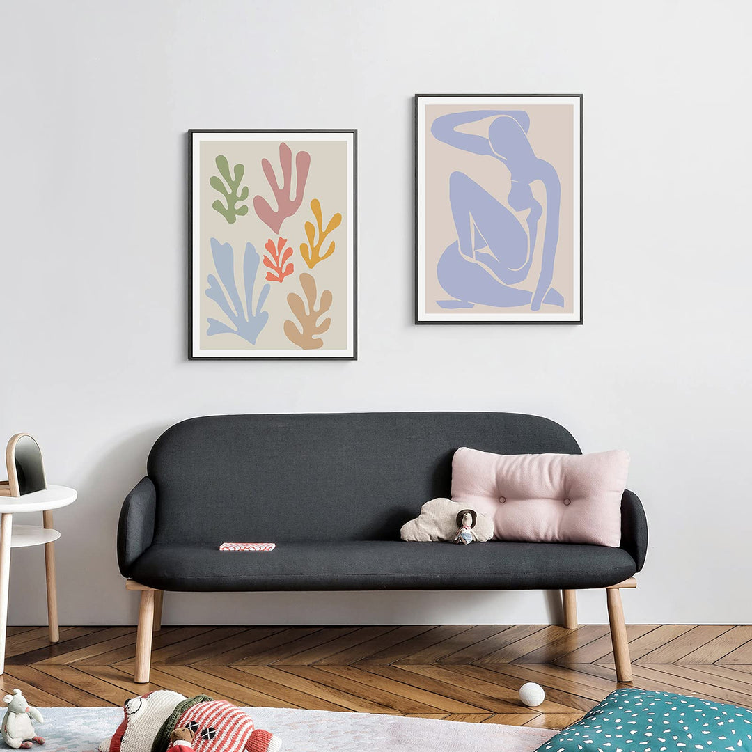 Matisse Wall Art Exhibition Poster &amp; Prints, Henri Matisse Posters for Room Aesthetic, Abstract Art Prints UNFRAMED, 8x10in, Set of 6