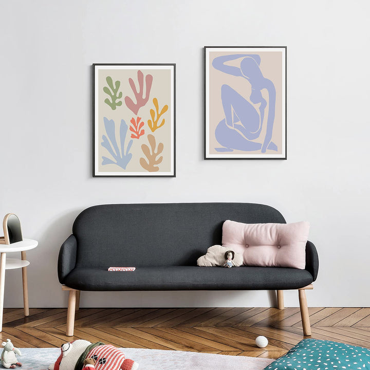 Matisse Wall Art Exhibition Poster &amp; Prints, Henri Matisse Posters for Room Aesthetic, Abstract Art Prints UNFRAMED, 8x10in, Set of 6