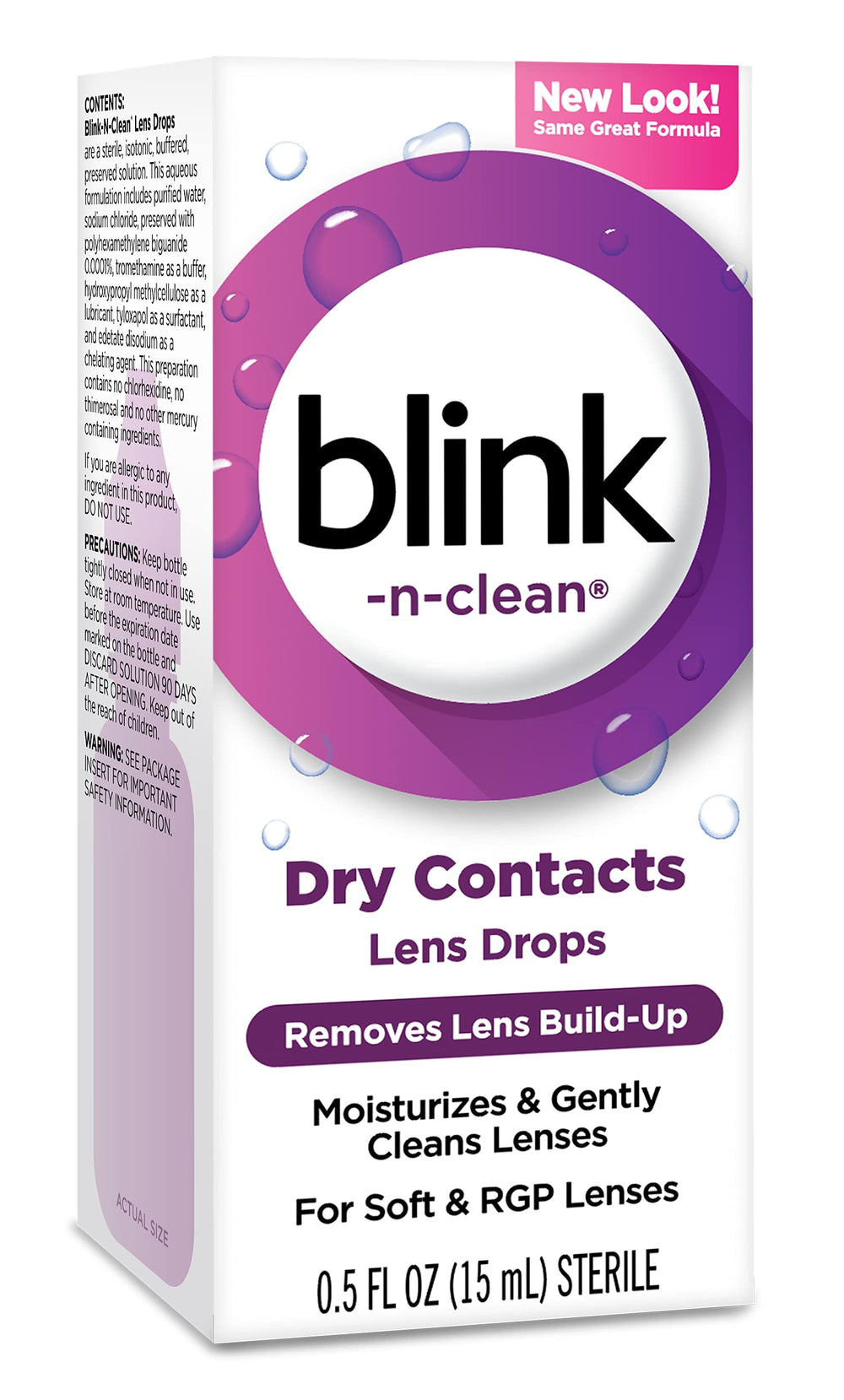 Complete Blink-N-Clean Lens Drops, 0.5 Fluid Ounce