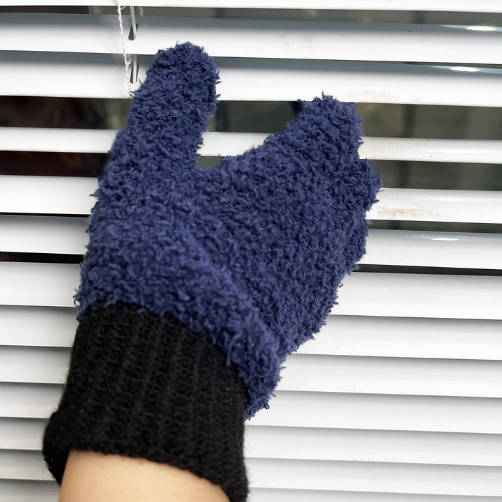 Microfiber dusting Gloves Clean Hard-to-Reach Places Ca