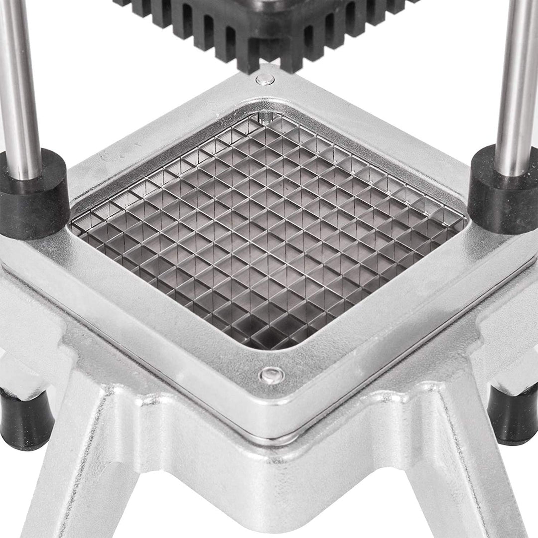 Commercial Vegetable Fruit Chopper W/6-Wedge Slicer&amp;1/4&amp;3/8&amp;1/2 Blade Professional Food Dicer French Fry Cutter Onion Slicer Stainless Steel For Tomato Peppers Potato Mushroom