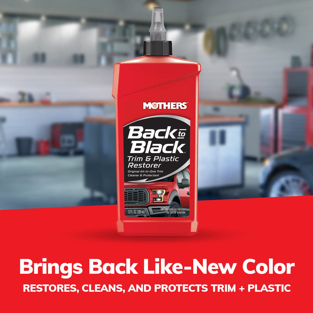 Mothers 06112 Back-to-Black Trim & Plastic Restorer