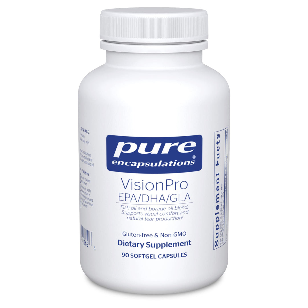 VisionPro EPA/DHA/GLA | Supports Natural Tear Production and Retention of Eye Moisture* | 90 Softgel Capsules