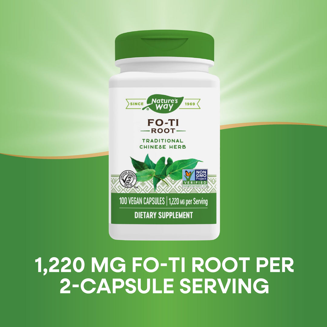 Nature&#39;s Way Fo-Ti Root, Traditional Chinese He