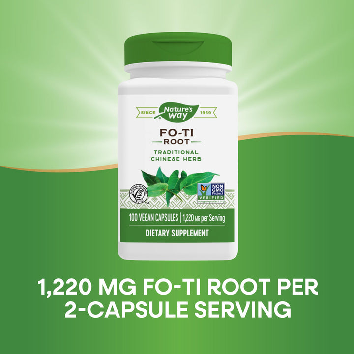 Nature&#39;s Way Fo-Ti Root, Traditional Chinese He