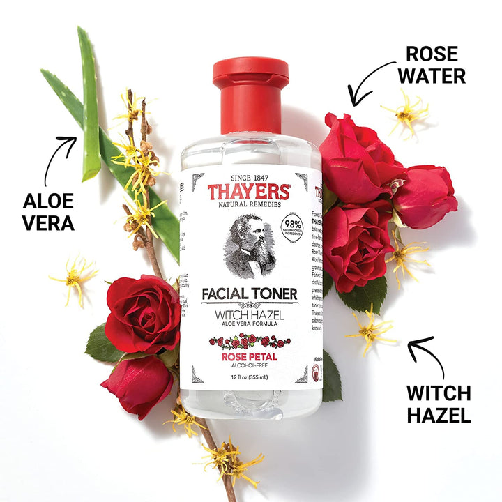 Thayer&#39;s: Witch Hazel with Aloe Vera, Rose Petal Toner 12 oz (2 pack)