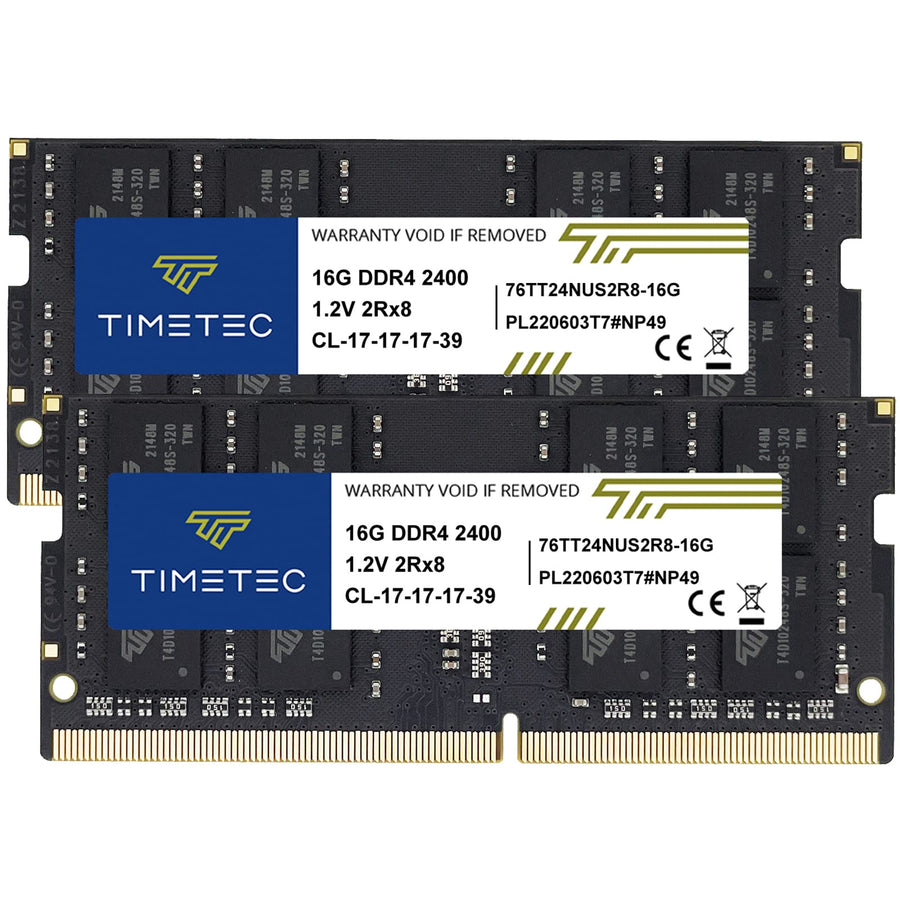 32GB KIT(2x16GB) DDR4 2400MHz PC4-19200 Non-ECC Unbuffered 1.2V CL17 2Rx8 Dual Rank 260 Pin SODIMM Laptop Notebook PC Computer Memory RAM Module Upgrade (32GB KIT(2x16GB))