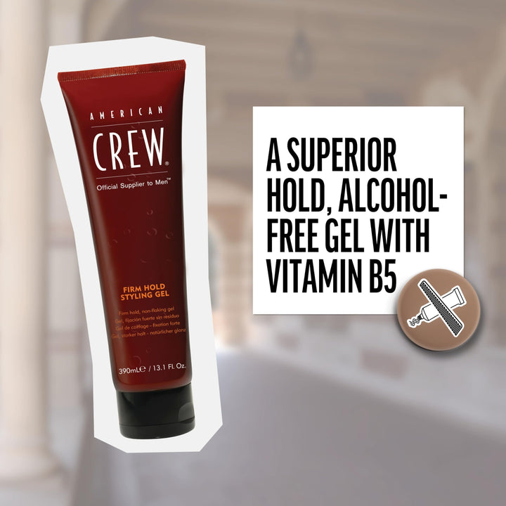 American Crew Men&#39;s Firm Hold Gel Tube, 3.3 oz