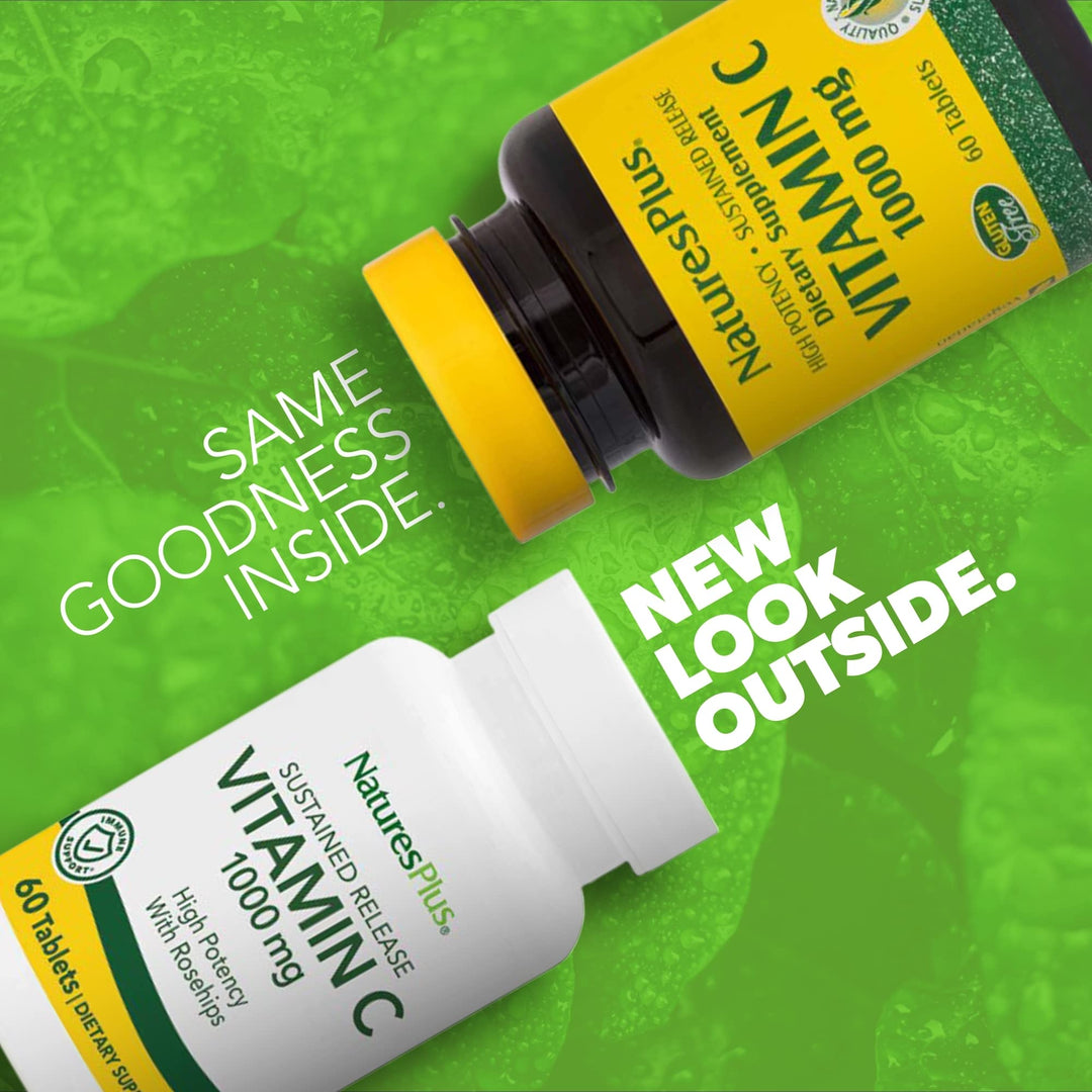 NaturesPlus Sustained Release 1000 mg Vitamin C - 180 T