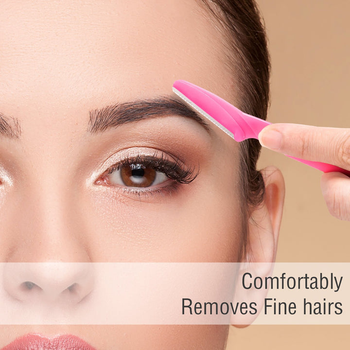 36 Pieces Eyebrow Razor Trimmer Shaper Shaver for Men and Women Facial Razor with Precision Cover