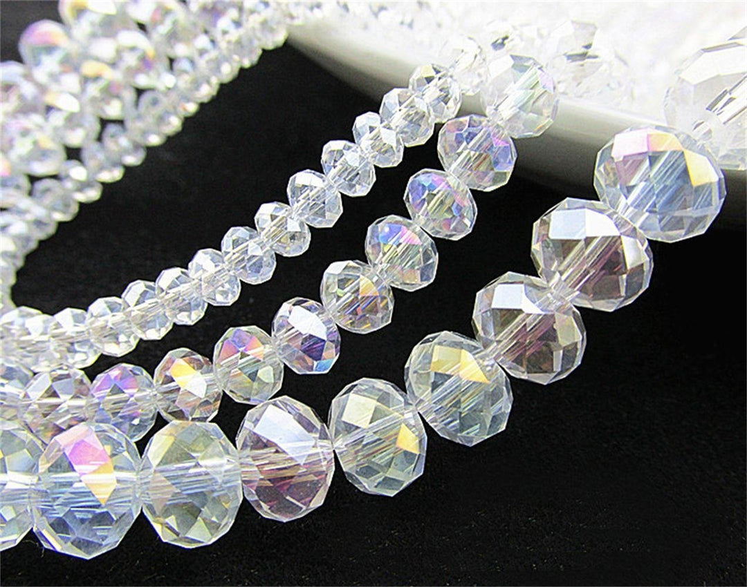 Bingcute Wholesale Crystal Rondelle AB Beads Gemstone L