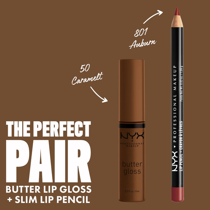 Butter Gloss Brown Sugar, Non-Sticky Lip Gloss - Caramelt (Medium Brown)
