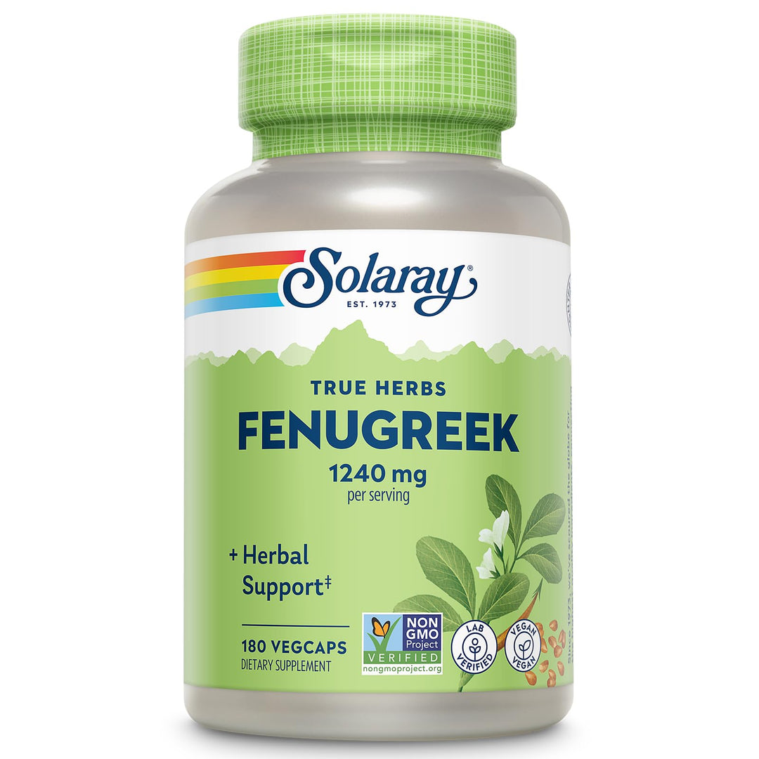 Solaray Organic Fenugreek Seed Supplement, 620 mg, 100 