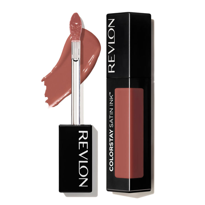 Revlon ColorStay Satin Ink Liquid Lipstick, Longwear Rich Lip Colors, Formulated with Black Currant Seed Oil, 006 Eyes on You, 0.17 fl. oz.