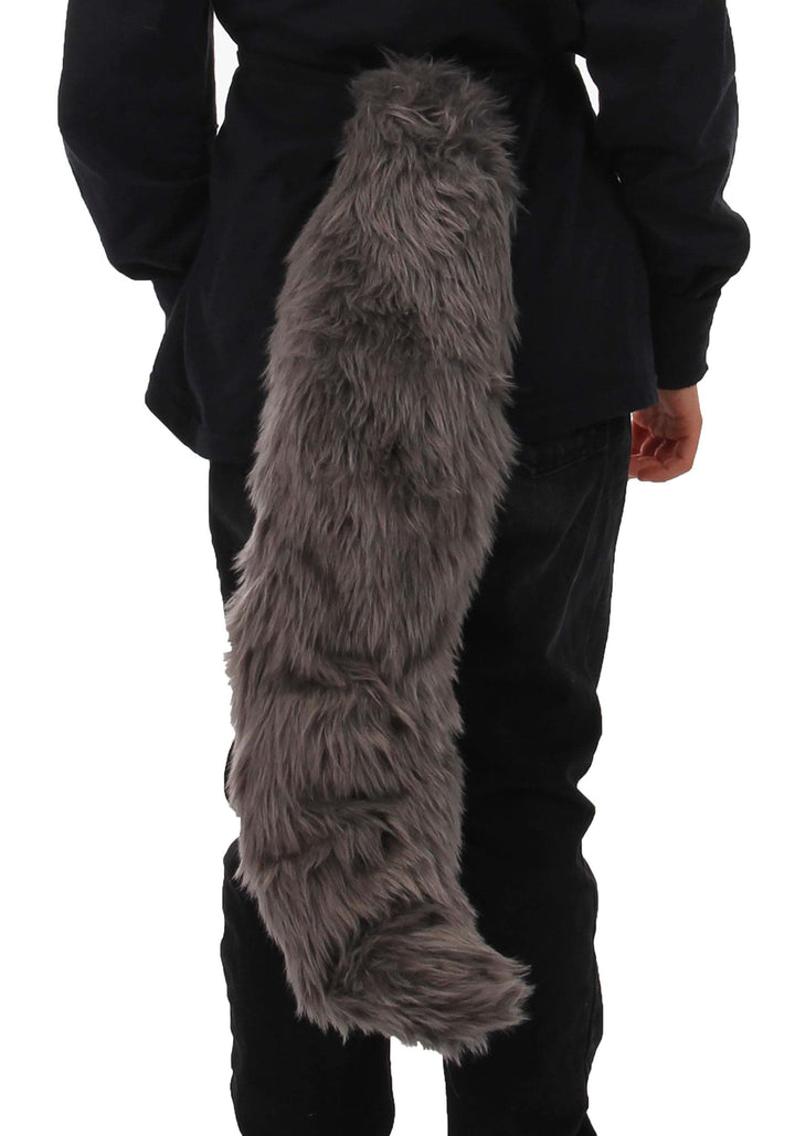 Wolf Plush Oversized Costume Tail for Adults and Kids Standard