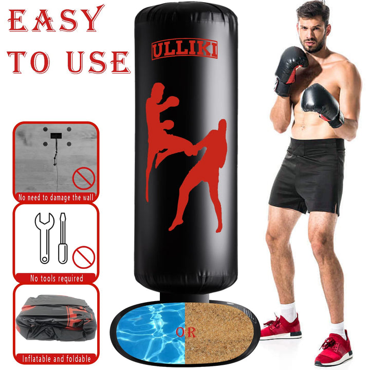 Punching Bag for Kids and Adults, Boxing Equipment with