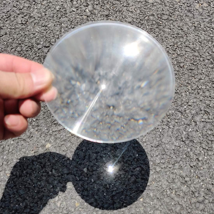 Fresnel Lens, Diameter 100mm (4&#39;&#39;), Focal Length 50mm, Acrylic Lens (not Glass), for Physics Classroom, Solar Heating, Magnifiying. (Focal Length 50mm)