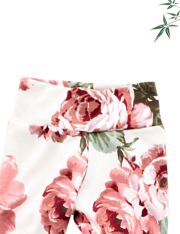 Baby Girl Clothes Preemie Clothes Girl Hi Im New Here Newborn Outfit Romper + Floral Pants + Headband + Hat Preemie Baby Girl Clothes 4PCS Set