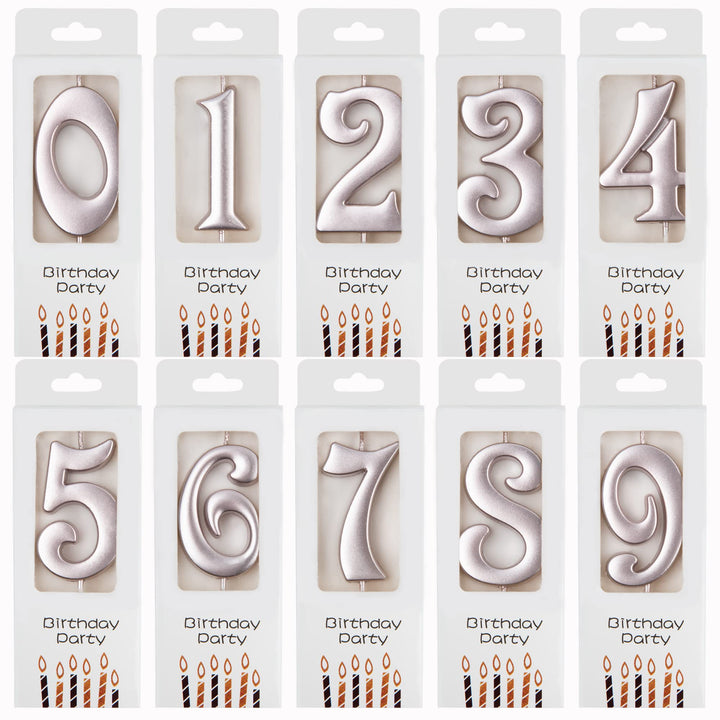 10-Count 0-9 Rose Gold Number Birthday Candles, Number One Birthday, Rose Gold Number Candles, Party Celebration, Baby Showers