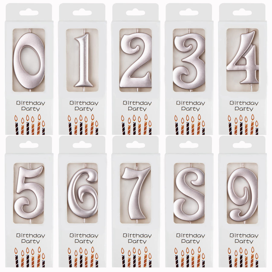 10-Count 0-9 Rose Gold Number Birthday Candles, Number One Birthday, Rose Gold Number Candles, Party Celebration, Baby Showers