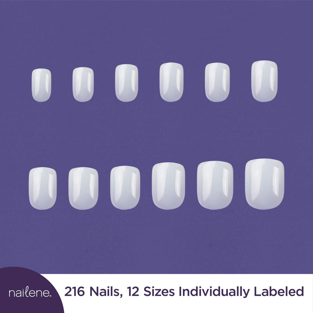 Nailene So Natural Artificial Nails, Undecorated – Fake