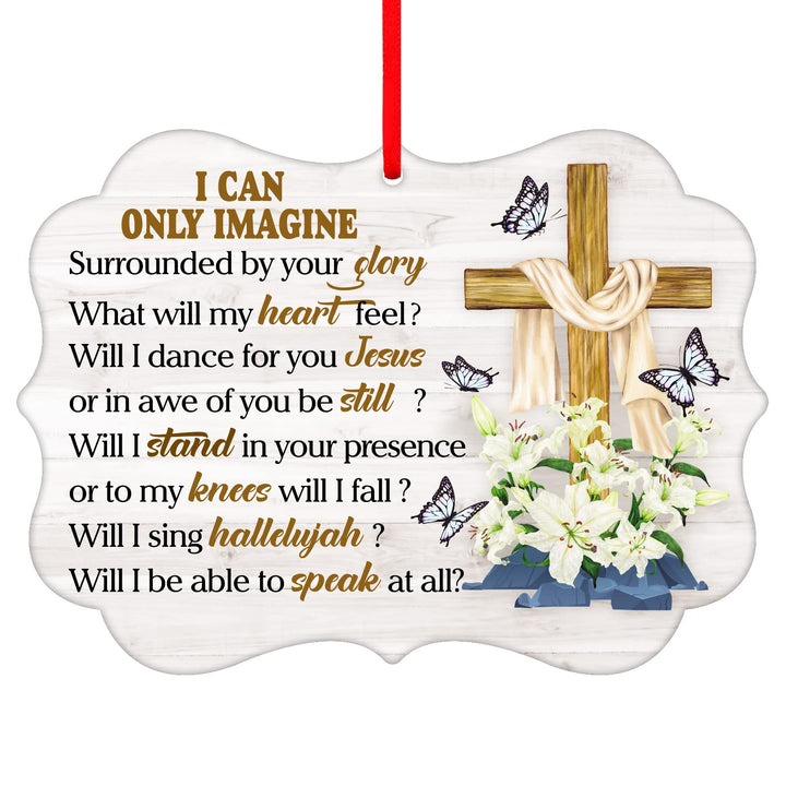 SICOHOME Religious Christmas Ornaments Christian Ornaments Unique Christian Ornaments for Christmas Tree Decorations Gifts Religious Easter Gift
