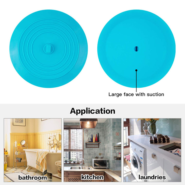 Cuttte Silicone Bathtub Stopper, 6 Inches Large Drain S