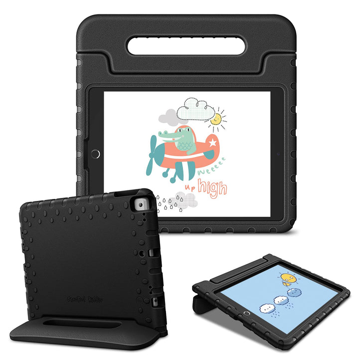 Kids Case for iPad 9th / 8th / 7th Generation (10.2 inch 2021/2020 / 2019 Model)- Shockproof Light Weight Handle Stand Case, Also Fit iPad Air 3 10.5 2019 &amp; iPad Pro 10.5 2017, Red