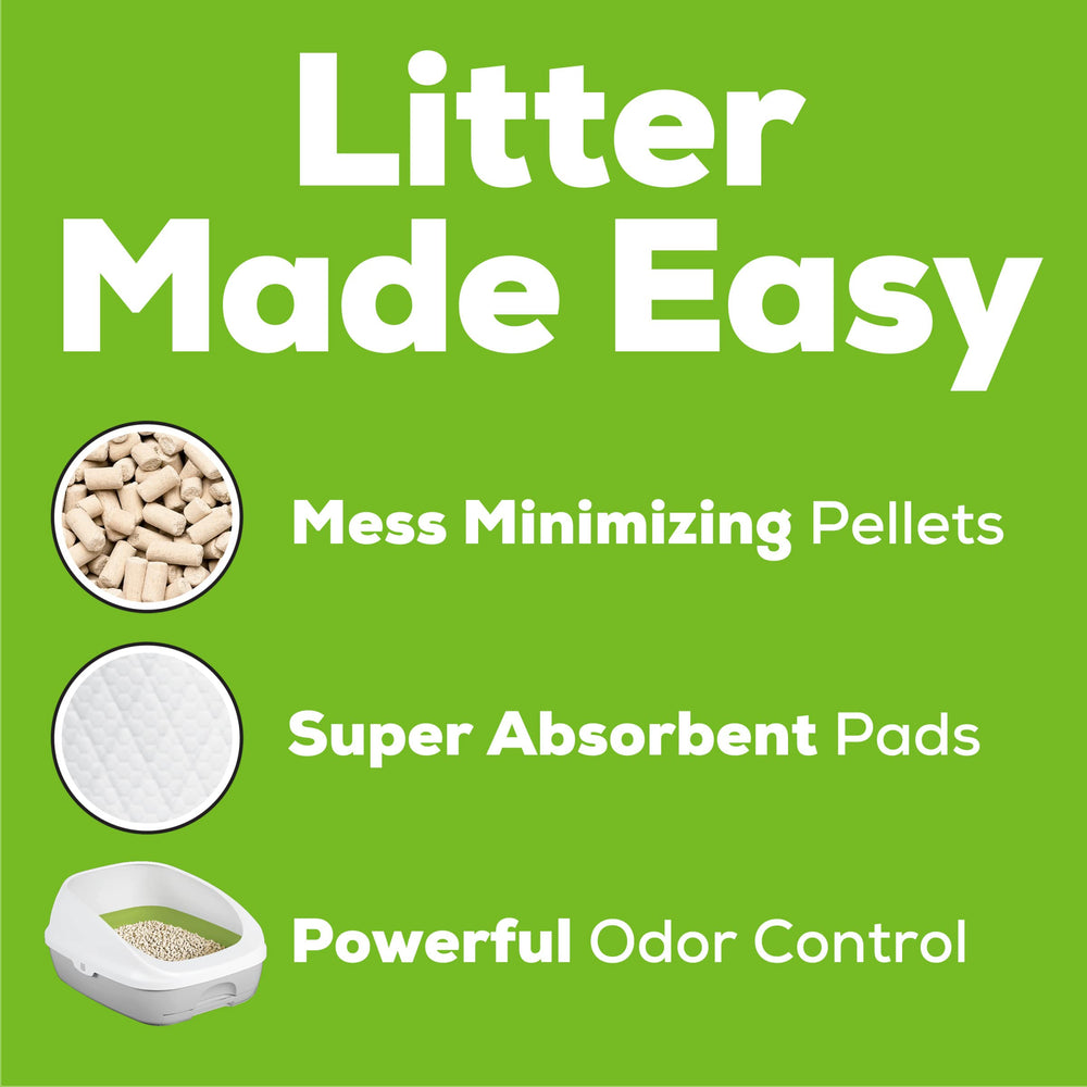 Purina Non Clumping Litter System, Breeze XL All-in-One Odor Control & Easy Clean Multi Cat Box - 18 lb. Box