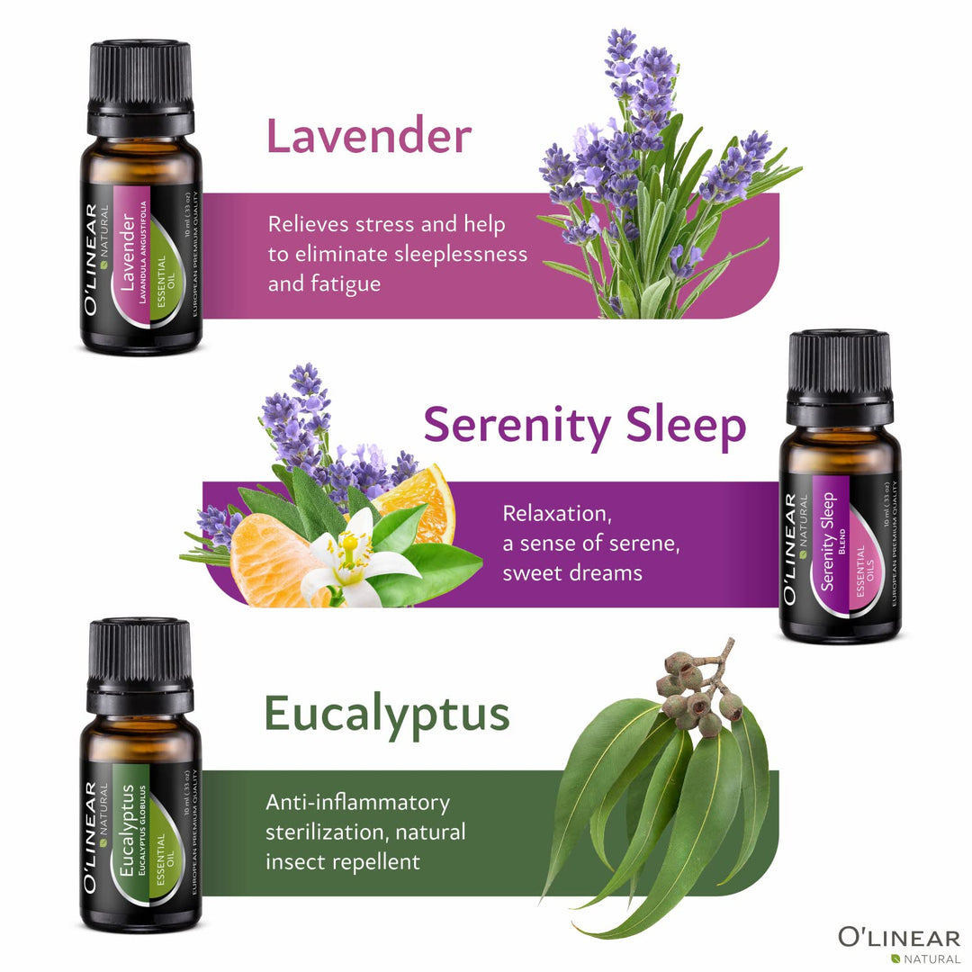 Essential Oils Set - Top 6 (4 Oils &amp; 2 Blends) 