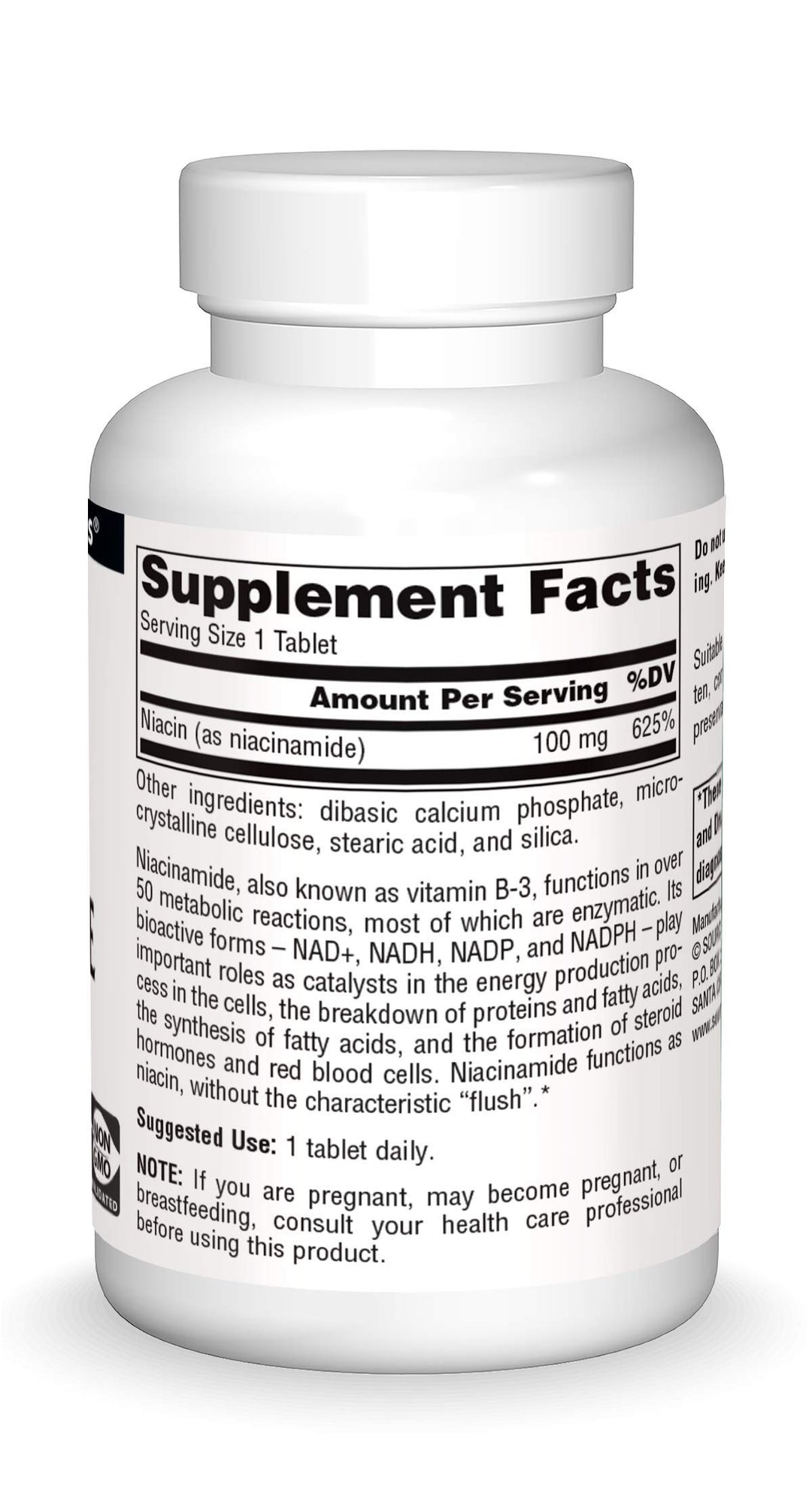 Source Naturals Niacinamide B-3, 100 mg Dietary Supplem
