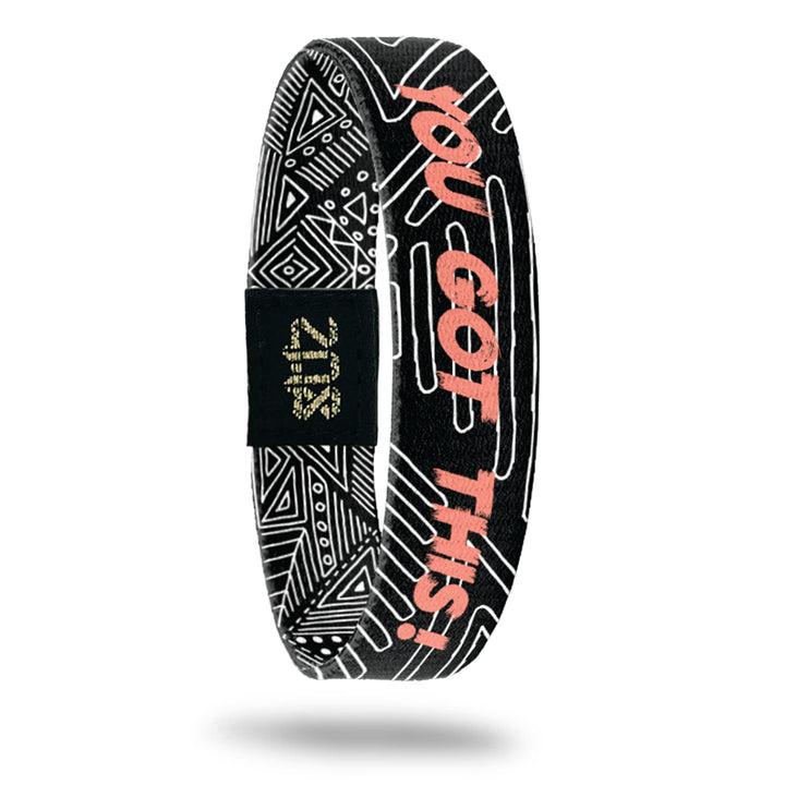 Bracelets — You Got This | Stretchy Elastic Band with Motivational Affirmations and Beautiful Artwork, Great Wristband Gift for Men &amp; Women of All Ages (Medium)