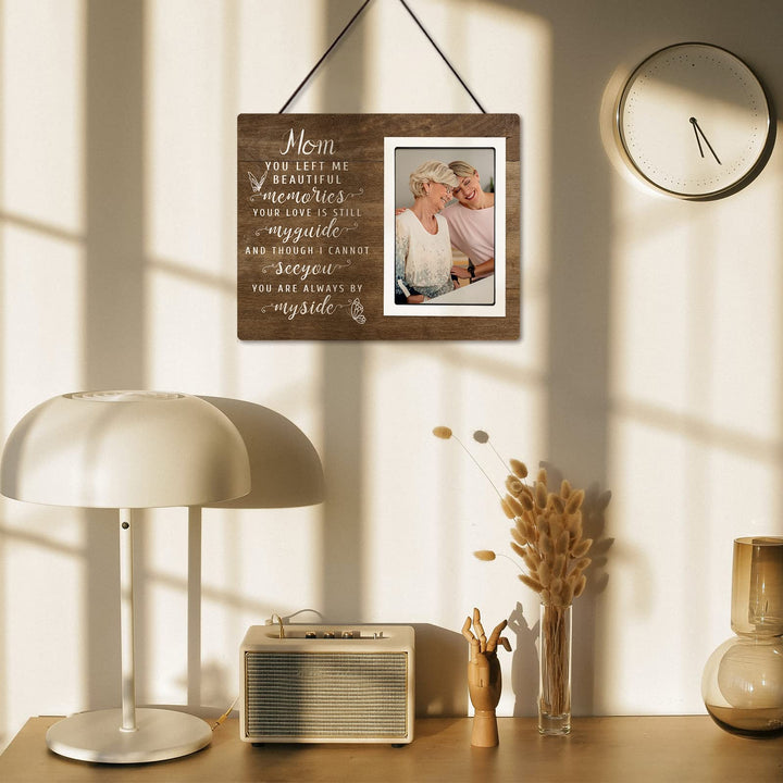 Memorial Gift for Loss of Mother- Mom Memorial Photo frame- Mother Bereavement Gifts, Sympathy Gift for Loss of Mom, Loss of Stepmom, Fit for 4”x6” Photo