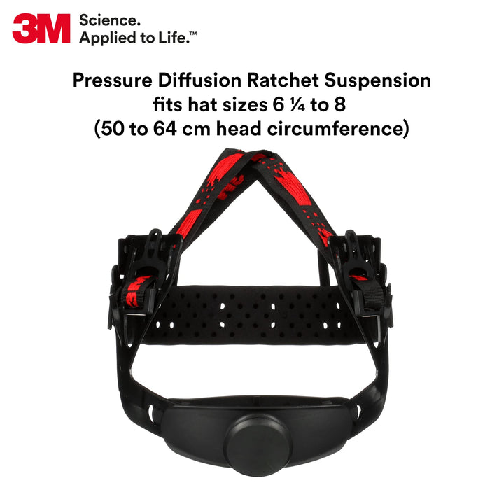 3M Hard Hat H-803SFR-UV, Blue, Non-Vented Full Brim Style Safety Helmet with Uvicator Sensor, 4-Point Pressure Diffusion Ratchet Suspension, ANSI Z87.1