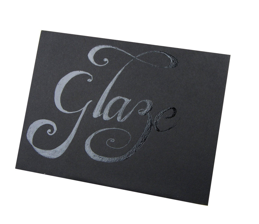 Sakura 38495 2-Piece Glaze 3-Dimensional Glossy Ink Pen Set, Gloss Black