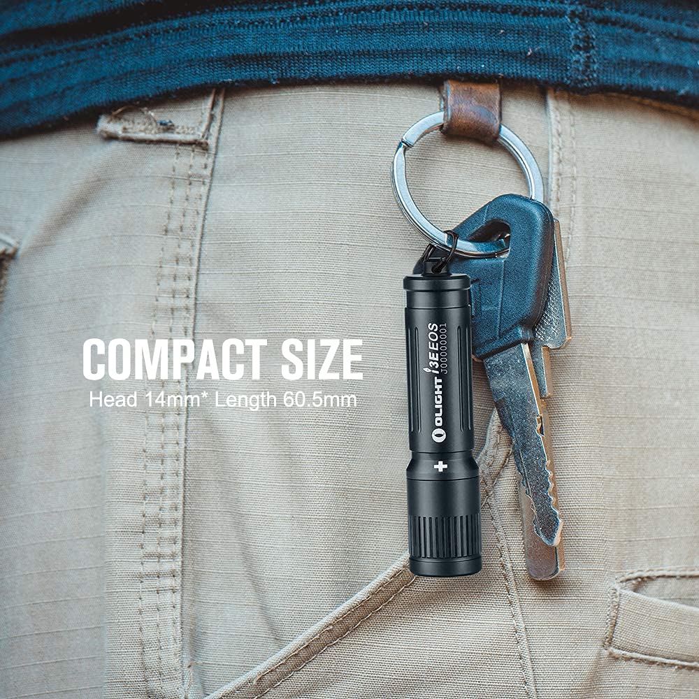 OLIGHT 90 Lumens i3E EOS PMMA TIR Lens AAA Flashlight C