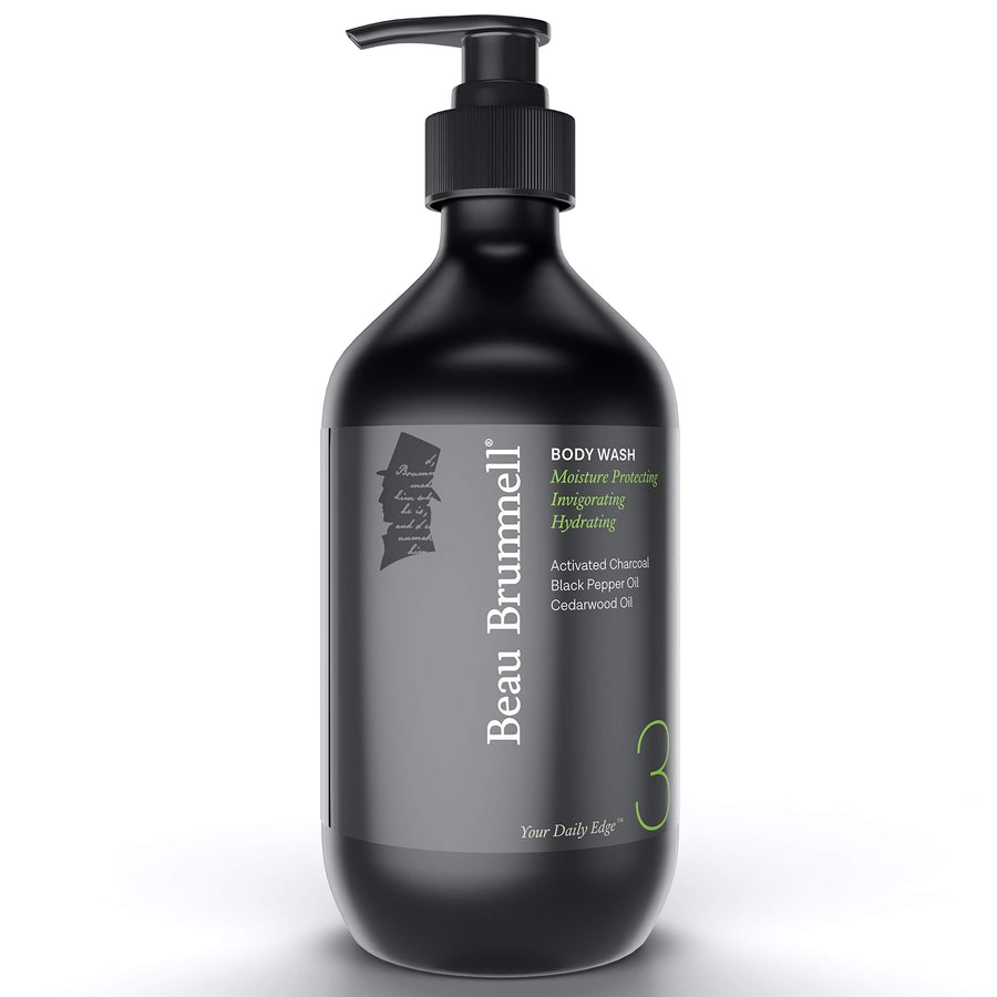 Daily Hydrating Body Wash for Men | A Luxury Daily Body Wash Formulated to Remove Dirt and Oils Without Stripping Away Vital Moisture | Large 16.9 OZ Bottle | Made in USA