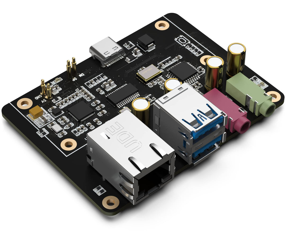 Raspberry Pi Zero 2/2W Heatsink Kit Raspberry Pi Zero Ethernet Expansion Board Raspberry Pi Zero DAC Input/Ouput Support All Raspberry Pi System