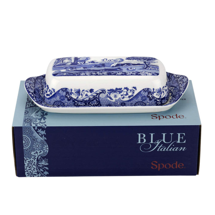 Spode Blue Italian Covered Butter Dishâ€¦