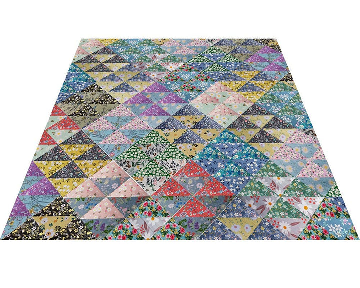 8 x 8 25 PCS 100% Cotton Fabric Bundles for Quilting Se