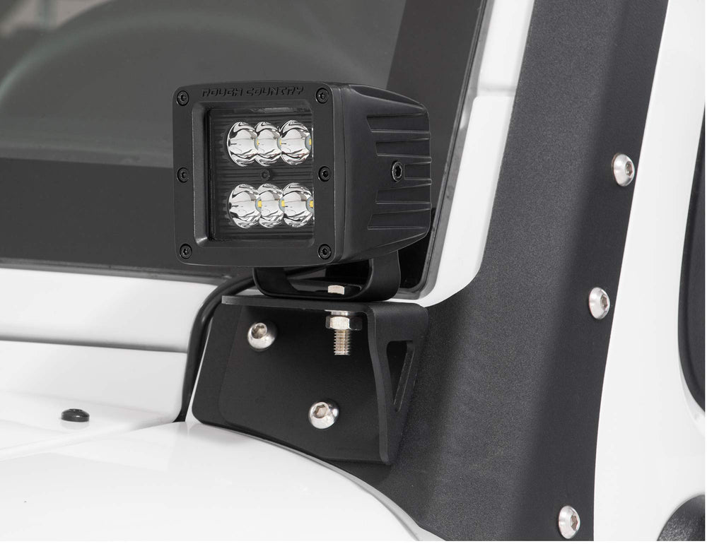 2 Black Series Square CREE Cube LED Lights | Spot - 70903BL