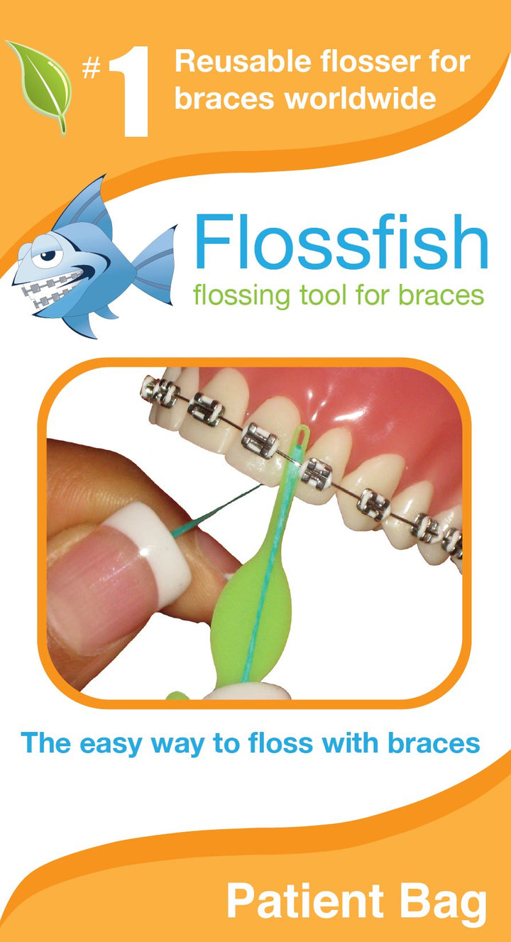 FlossFish - Reusable Orthodontic flossers 5 Mixed Color