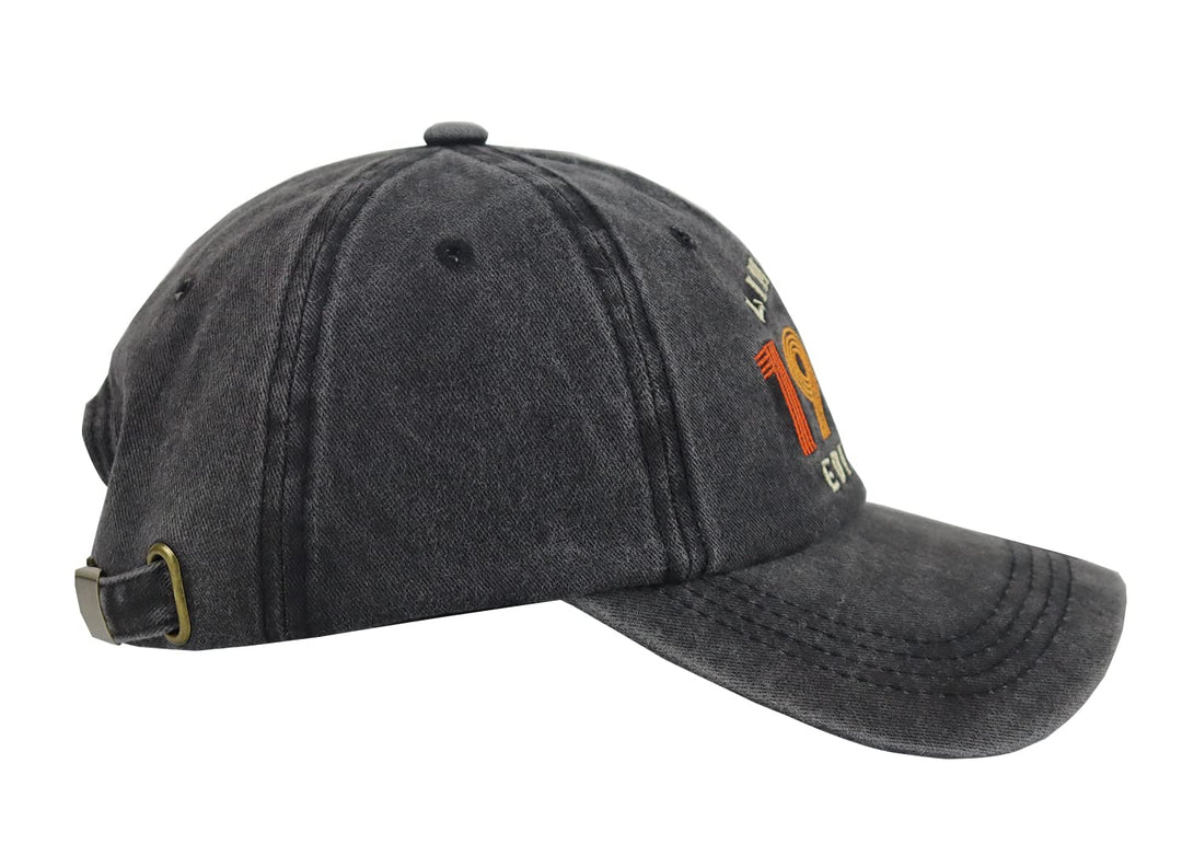 61th Birthday Gift Hat for Men Women, Limited 1963 Edition Baseball Cap, Vintage 1963 Old Gag Gift Ideas for Dad Mom Grandpa and Grandma Black